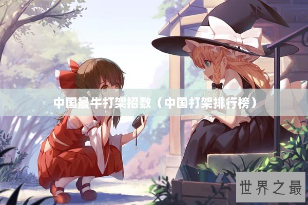 中国最牛打架招数(中国打架排行榜) 中国最牛打架招数(中国打架排行榜)