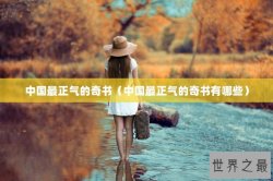 中国最正气的奇书（中国最正气的奇书有哪些）