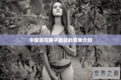 中国现在骗子最狂的简单介绍