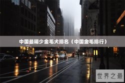 中国最稀少金毛犬排名（中国金毛排行）