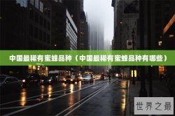 中国最稀有蜜蜂品种（中国最稀有蜜蜂品种有哪些）