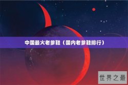 中国最火老爹鞋（国内老爹鞋排行）