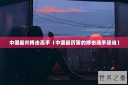 中国最帅搏击高手（中国最厉害的搏击选手是谁）