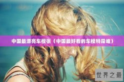 中国最漂亮车模张（中国最好看的车模特是谁）