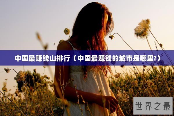 中国最赚钱山排行（中国最赚钱的城市是哪里?）