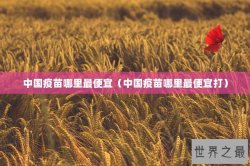 中国疫苗哪里最便宜（中国疫苗哪里最便宜打）