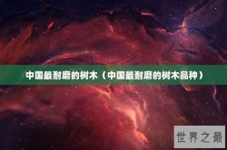 中国最耐磨的树木（中国最耐磨的树木品种）