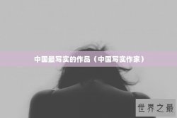 中国最写实的作品（中国写实作家）