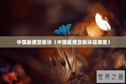 中国最便宜板块（中国最便宜板块是哪里）