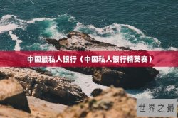 中国最私人银行（中国私人银行精英赛）