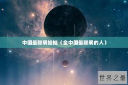 中国最聪明娃娃（全中国最聪明的人）