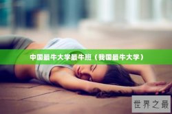 中国最牛大学最牛班（我国最牛大学）