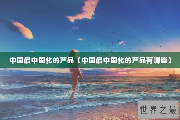 中国最中国化的产品（中国最中国化的产品有哪些）