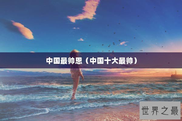 中国最帅恩（中国十大最帅）