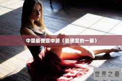 中国最便宜中餐（最便宜的一餐）