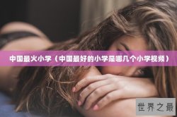 中国最火小学（中国最好的小学是哪几个小学视频）