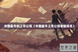 中国最牛的上市公司（中国最牛上市公司老板排名）