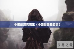 中国最漂亮舞王（中国最美舞蹈家）