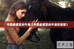 中国最便宜的午餐（中国最便宜的午餐在哪里）