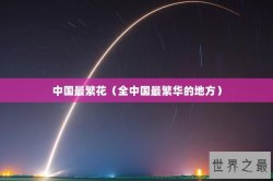 中国最繁花（全中国最繁华的地方）