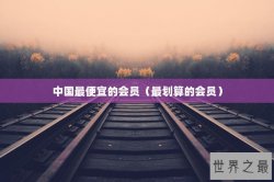 中国最便宜的会员（最划算的会员）