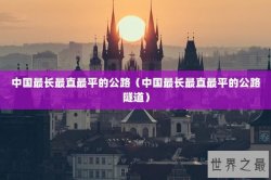 中国最长最直最平的公路（中国最长最直最平的公路隧道）