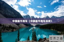 中国最牛跑车（中国最牛跑车品牌）