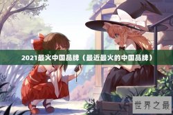 2021最火中国品牌（最近最火的中国品牌）