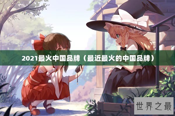 2021最火中国品牌（最近最火的中国品牌）