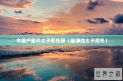 中国产最帅太子摩托图（最帅的太子摩托）
