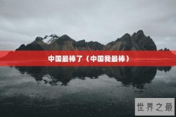 中国最棒了（中国我最棒）