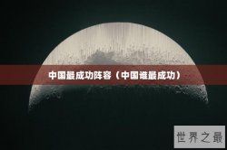 中国最成功阵容（中国谁最成功）