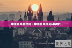 中国最牛的民间（中国最牛民间科学家）