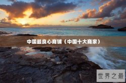 中国最良心商铺（中国十大商家）