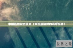 中国最招财的翡翠（中国最招财的翡翠品牌）