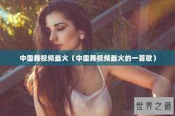 中国舞视频最火（中国舞视频最火的一首歌）