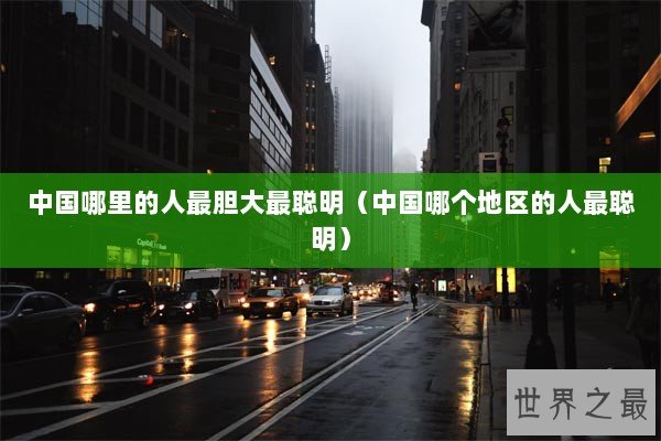 中国哪里的人最胆大最聪明（中国哪个地区的人最聪明）