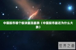 中国股市哪个板块最涨最跌（中国股市最近为什么大跌）
