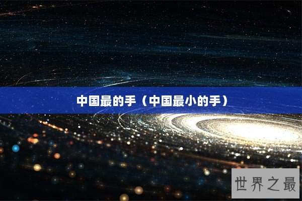 中国最的手（中国最小的手）