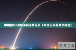 中国最年轻的白手起家富豪（中国白手起家的老板）