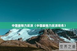 中国最魅力反派（中国最魅力反派排名）