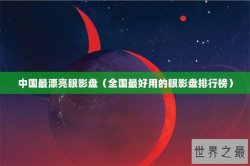 中国最漂亮眼影盘（全国最好用的眼影盘排行榜）