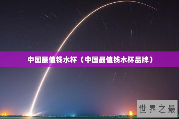 中国最值钱水杯（中国最值钱水杯品牌）