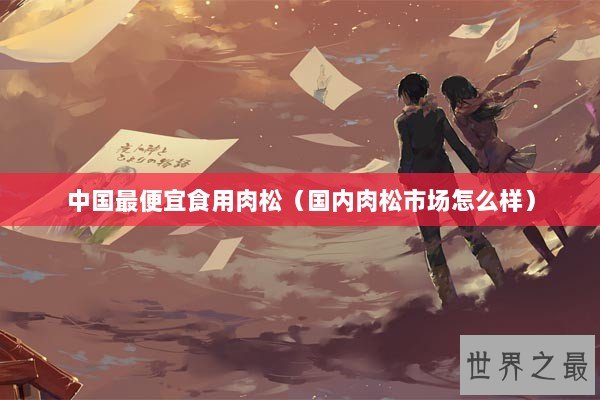 中国最便宜食用肉松（国内肉松市场怎么样）