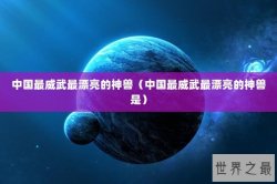 中国最威武最漂亮的神兽（中国最威武最漂亮的神兽是）