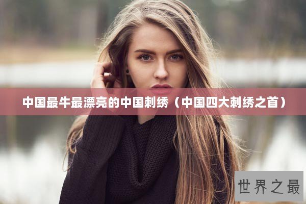 中国最牛最漂亮的中国刺绣（中国四大刺绣之首）