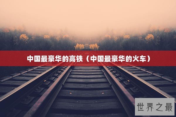 中国最豪华的高铁（中国最豪华的火车）