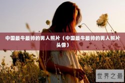 中国最牛最帅的男人照片（中国最牛最帅的男人照片头像）