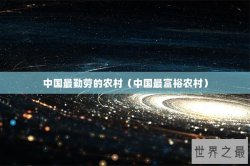 中国最勤劳的农村（中国最富裕农村）