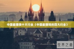 中国最赚钱十大行业（中国最赚钱的四大行业）